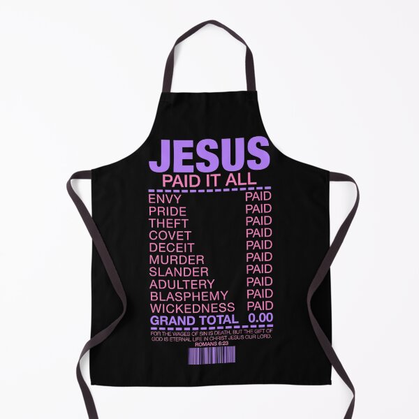 Item preview, Jesus Paid It All designed and sold by plushism.