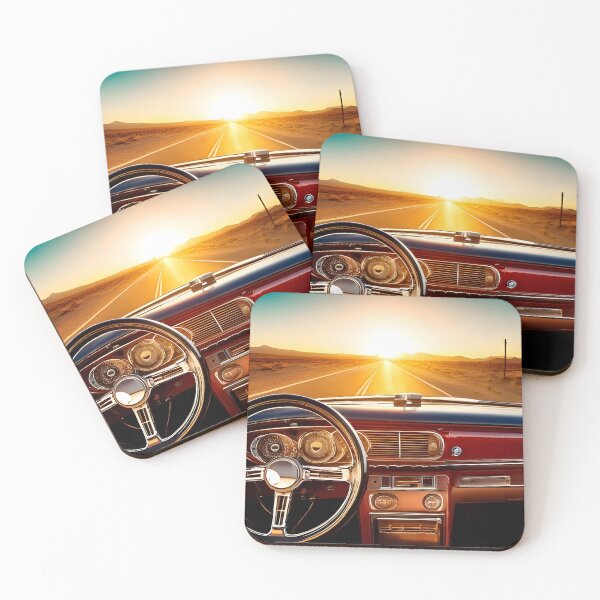 Item preview, Driving car in a desert designed and sold by stemoir.
