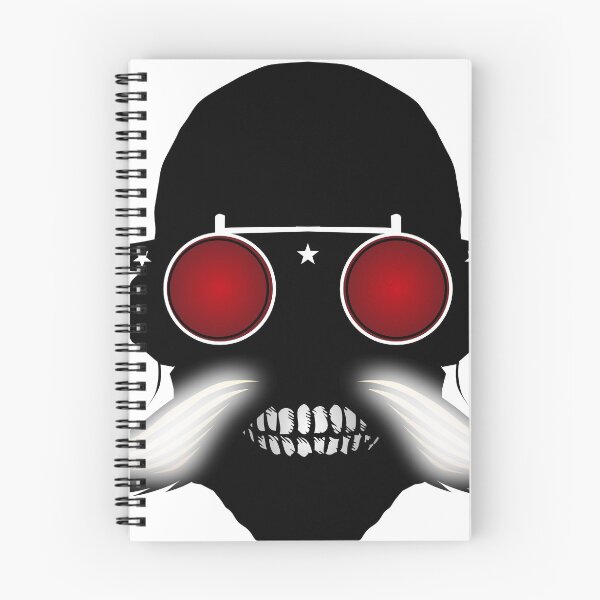 Item preview, hipster mustache skull round fancy glasses designed and sold by Achille3777.