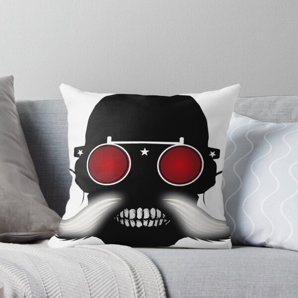 Item preview, hipster mustache skull round fancy glasses designed and sold by Achille3777.