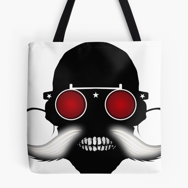 Item preview, hipster mustache skull round fancy glasses designed and sold by Achille3777.