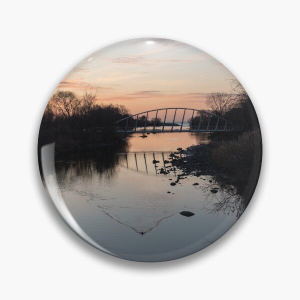 Item preview, Mimico Creek Pedestrian Bridge at Dawn designed and sold by Georgia Mizuleva.