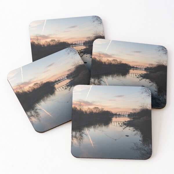 Item preview, Mimico Creek Pedestrian Bridge at Dawn designed and sold by Georgia Mizuleva.