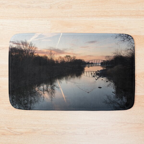 Item preview, Mimico Creek Pedestrian Bridge at Dawn designed and sold by Georgia Mizuleva.