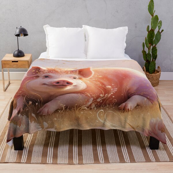 Item preview, Ethereal Pig Fantasy Art – Whimsical Farm Spirit designed and sold by LaLi-Designs.