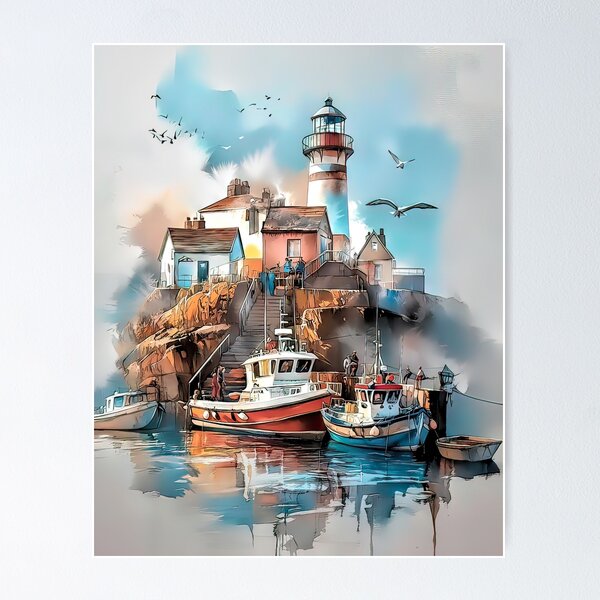 Item preview, The Harbour steps designed and sold by Brian Tarr.