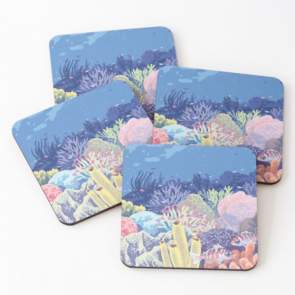 Item preview, Fishes and corals designed and sold by qu-lan.