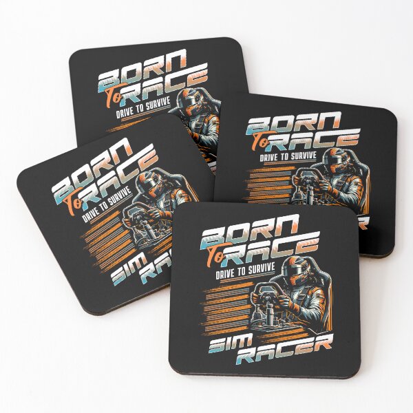 Item preview, Born to Race Drive to Survive Sim Racer designed and sold by Maria Pit.