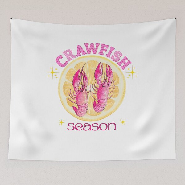 Item preview, Crawfish Season Cajun Seafood Art designed and sold by JoelFox165.
