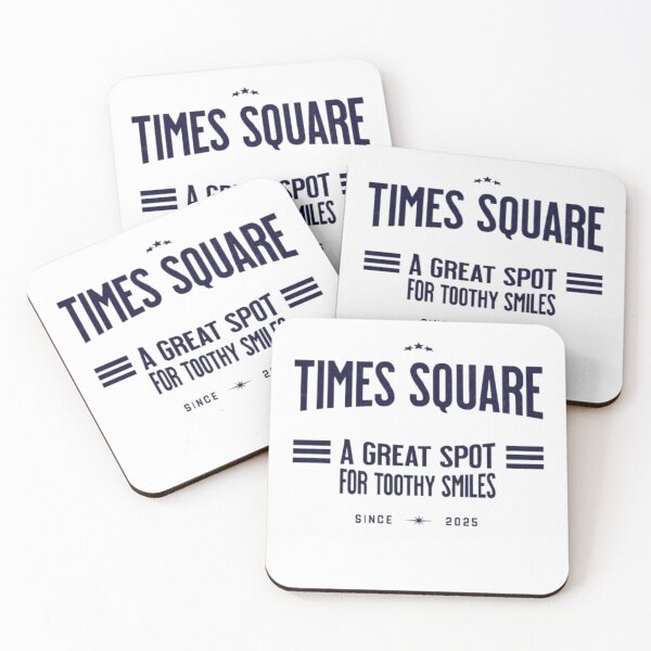 Aperçu de l'œuvre Times Square : un endroit idéal pour un sourire éclatant créée et vendue par Syrupulse.
