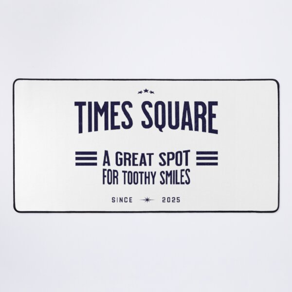 Aperçu de l'œuvre Times Square : un endroit idéal pour un sourire éclatant créée et vendue par Syrupulse.