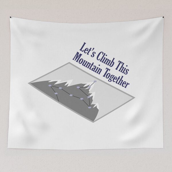 Item preview, Let’s Climb This Mountain Together  designed and sold by Passion-Palette.