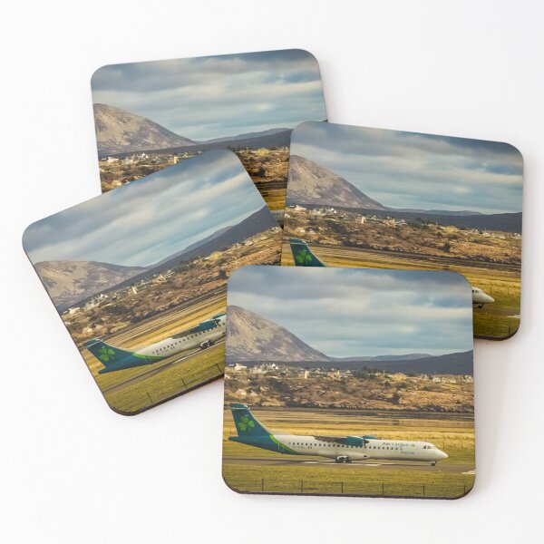 Item preview, Touchdown in Donegal – Aer Lingus & Mount Errigal designed and sold by KMNscapes – Ireland Prints & Beyond.