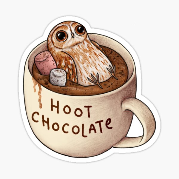 Item preview, Hoot Chocolate designed and sold by SophieCorrigan.