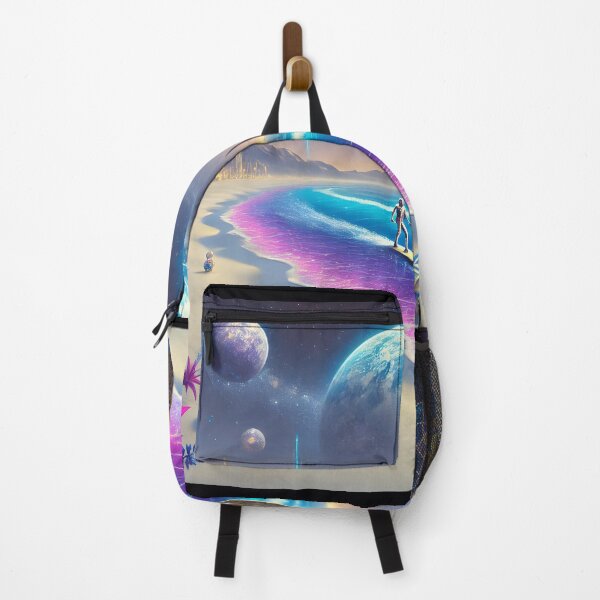 Item preview, A Cyborg goes to surf on the planet Osirizyah 002L7P152TH10 designed and sold by OsirizyahDesign.