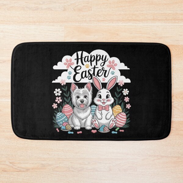 Item preview, Easter Westie - Happy Easter designed and sold by GRABAPSHOP.