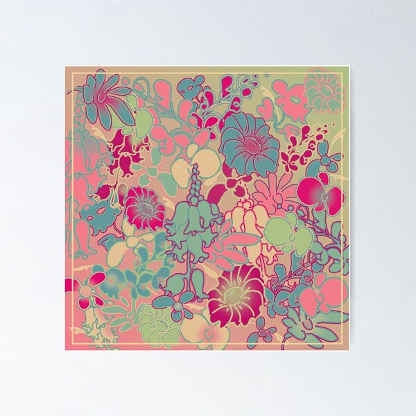 Item preview, Perfect flowers in their mix of blues and reds designed and sold by JoseYeste.