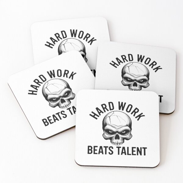 Item preview, Hard work beats talent designed and sold by BugiDesignArt.