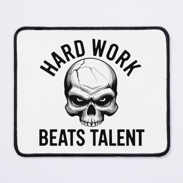 Item preview, Hard work beats talent designed and sold by BugiDesignArt.