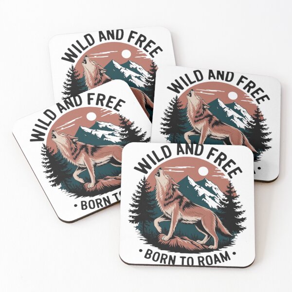 Item preview, Wild and Free Wolf T-Shirt Design | Born to Roam Graphic | Nature-Inspired Illustration" designed and sold by SummitStore67.