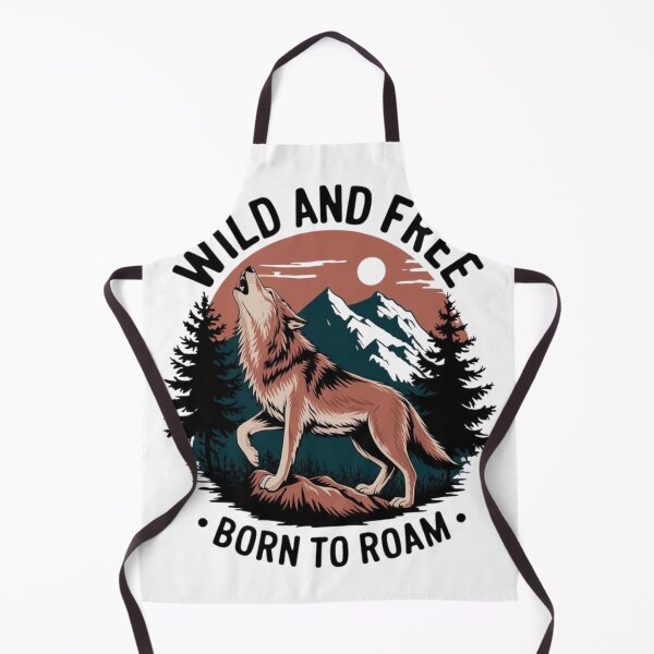 Item preview, Wild and Free Wolf T-Shirt Design | Born to Roam Graphic | Nature-Inspired Illustration" designed and sold by SummitStore67.
