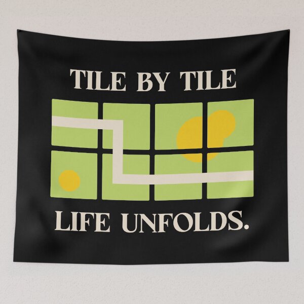 Item preview, Tile by Tile Life Unfolds Meeples Boardgame designed and sold by pixeptional.