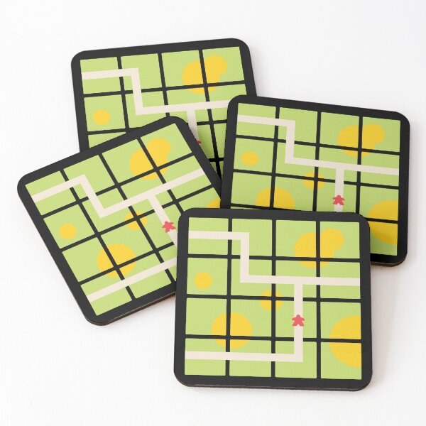 Item preview, Minimalist Tiles Meeple Boardgame designed and sold by pixeptional.