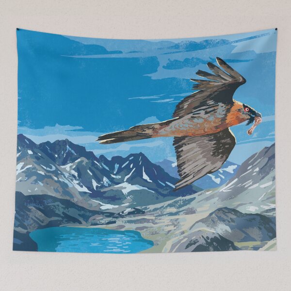 Item preview, Bearded vulture in the sky designed and sold by qu-lan.