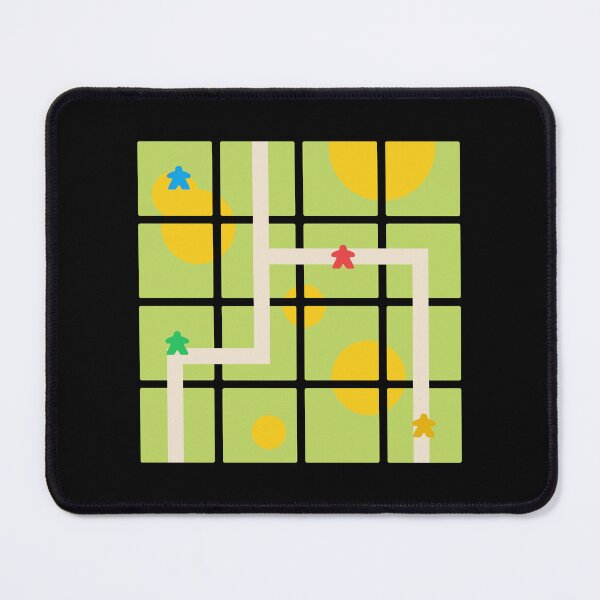 Item preview, Minimalist Colorful Meeples in Board Game Tiles designed and sold by pixeptional.