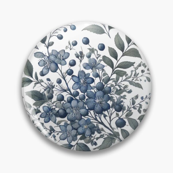 Item preview, Bluish Enchanted Blooms designed and sold by Dream Bloom Gallery.