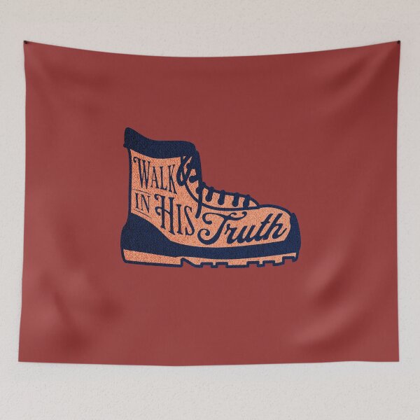 Item preview, Walk in His Truth Hiking Boot designed and sold by quiggleton.
