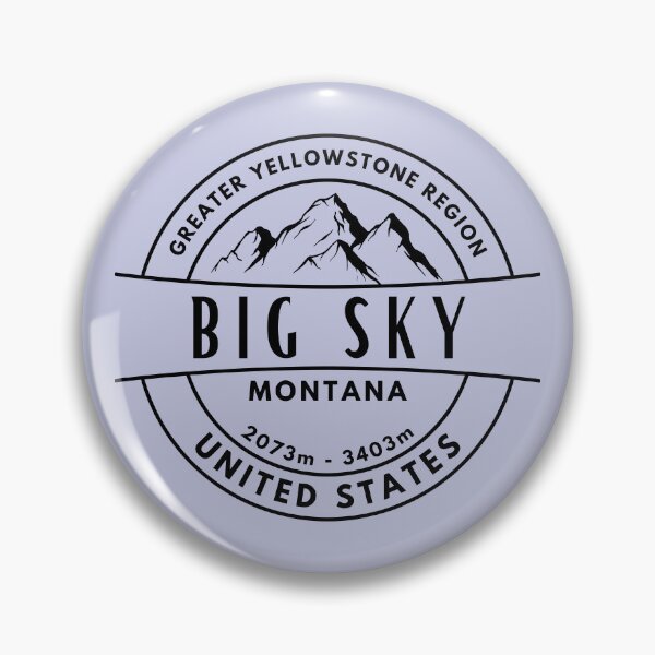 Item preview, Big Sky - Montana - United States  designed and sold by GoodOldVintage.