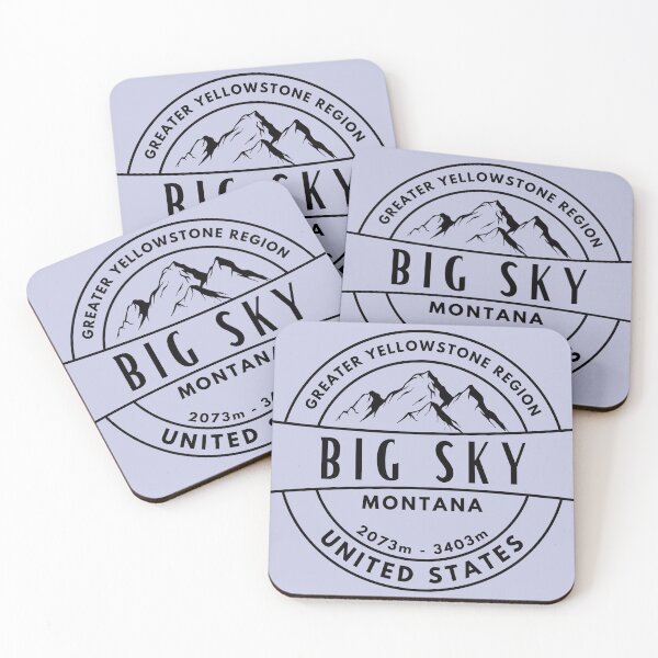 Item preview, Big Sky - Montana - United States  designed and sold by GoodOldVintage.