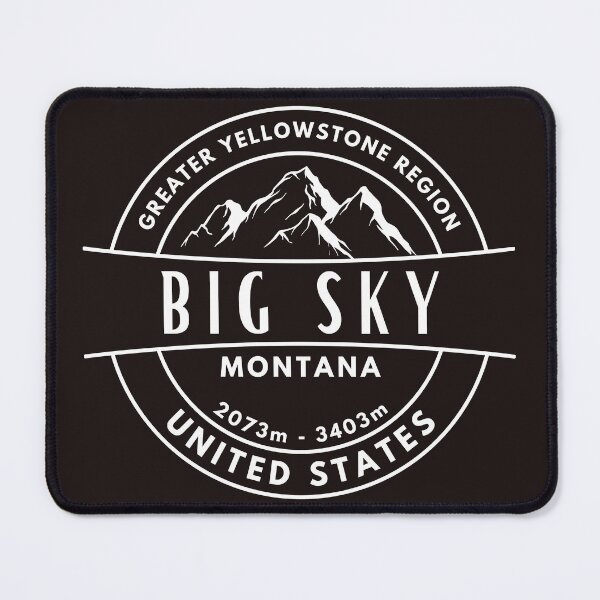 Item preview, Big Sky - Montana - United States  designed and sold by GoodOldVintage.