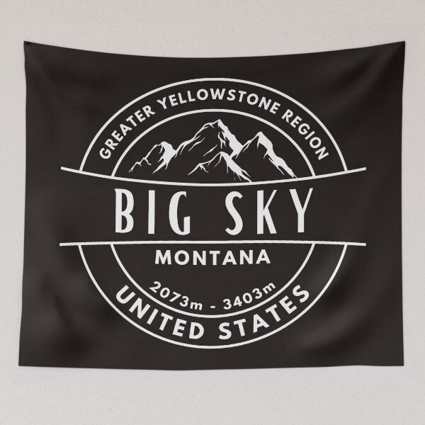 Item preview, Big Sky - Montana - United States  designed and sold by GoodOldVintage.