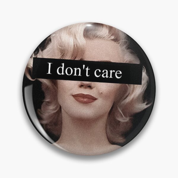 Item preview, I don't care // designed and sold by Art by Maria Milenova.