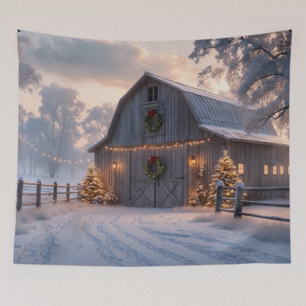 Item preview, Winter Barn designed and sold by PimiArt.