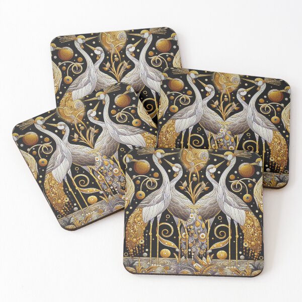 Item preview, Crowned Cranes designed and sold by 88 Jane.