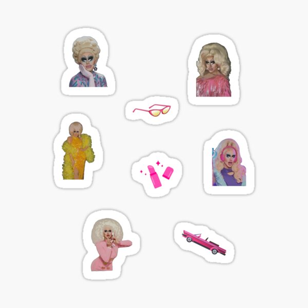 Item preview, Trixie sticker set designed and sold by DollyPopPrints.