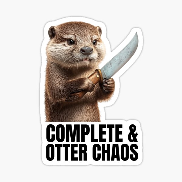 Item preview, Komplettes und Otter-Chaos designed and sold by RockFireMerch.