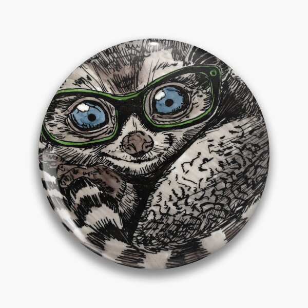 Item preview, Tarsier in Glasses designed and sold by Scribbles & Doodles by Jinx.