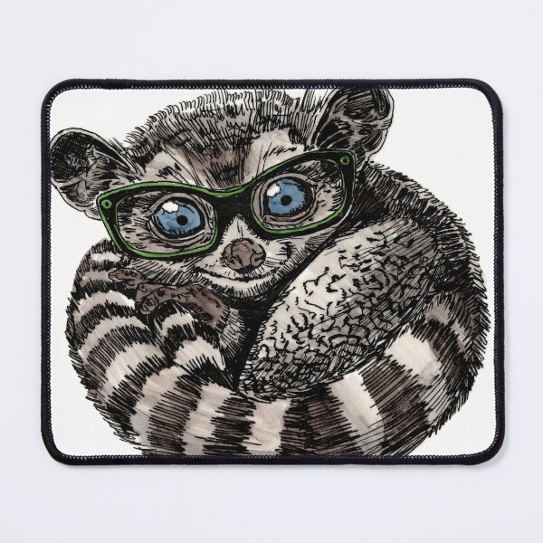 Item preview, Tarsier in Glasses designed and sold by Scribbles & Doodles by Jinx.