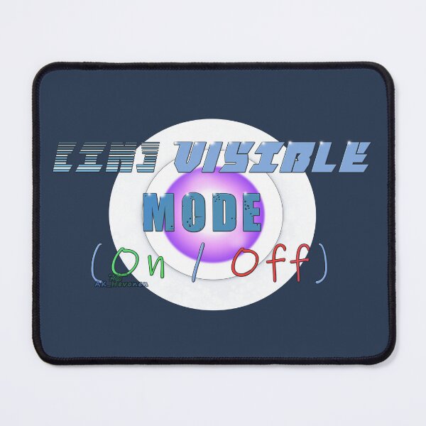 Item preview, Invisible Mode On / Off 80s, Text Design 2 of 4 designed and sold by AK-Hevonen.