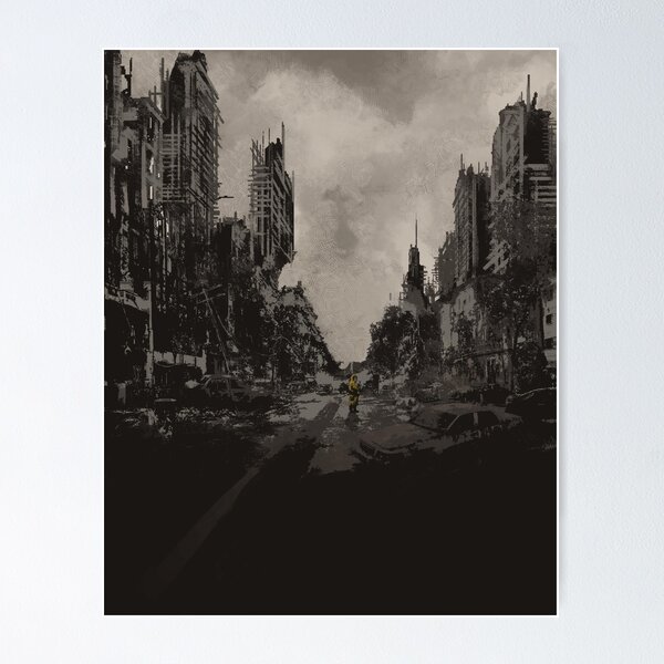 Item preview, Lone Wanderer - Post-Apocalyptic Digital Artwork designed and sold by maskofspencer.