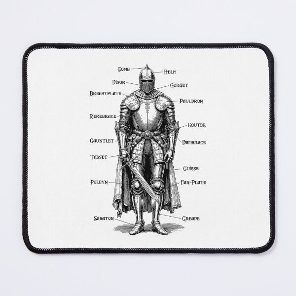 Item preview, Medieval Knight Gothic Plate Armor Components Knights Armour designed and sold by GrandeDuc.