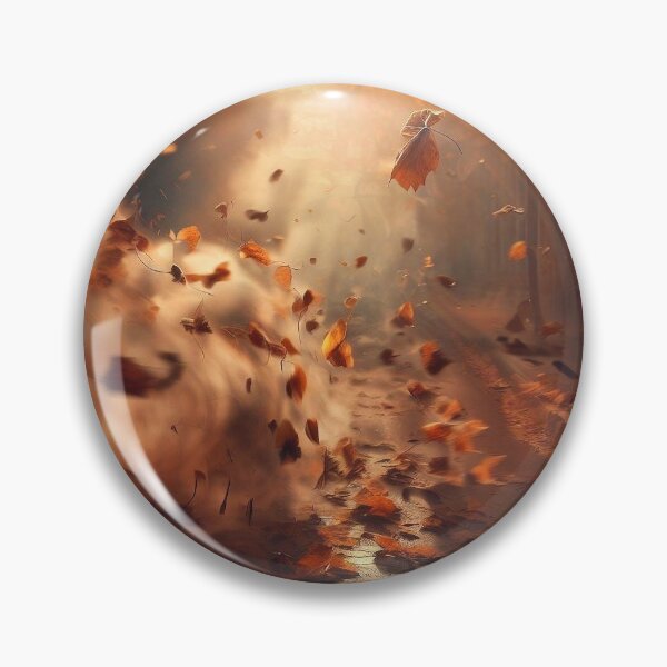 Item preview, Autumn Leaves Blow Down a Deserted Street designed and sold by duncandragon.
