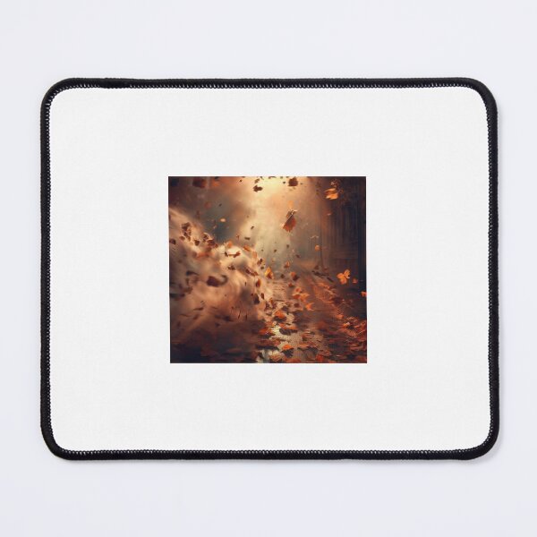 Item preview, Autumn Leaves Blow Down a Deserted Street designed and sold by duncandragon.