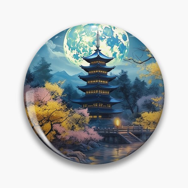 Item preview, Stunning Japanese Pagoda Garden designed and sold by RockFireMerch.