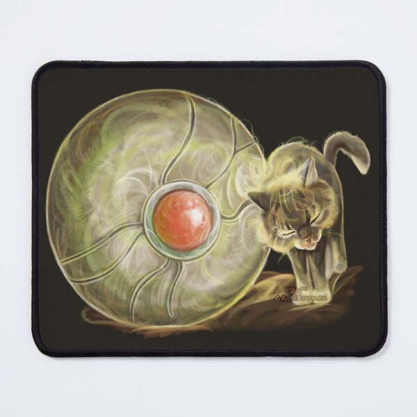 Item preview, Robotic Orb With Cat, Painting designed and sold by AK-Hevonen.