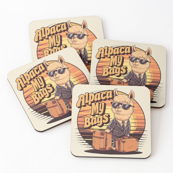 Item preview, Alpaca My Bags – Funny Alpaca Pun designed and sold by Jollys-ArtShop.